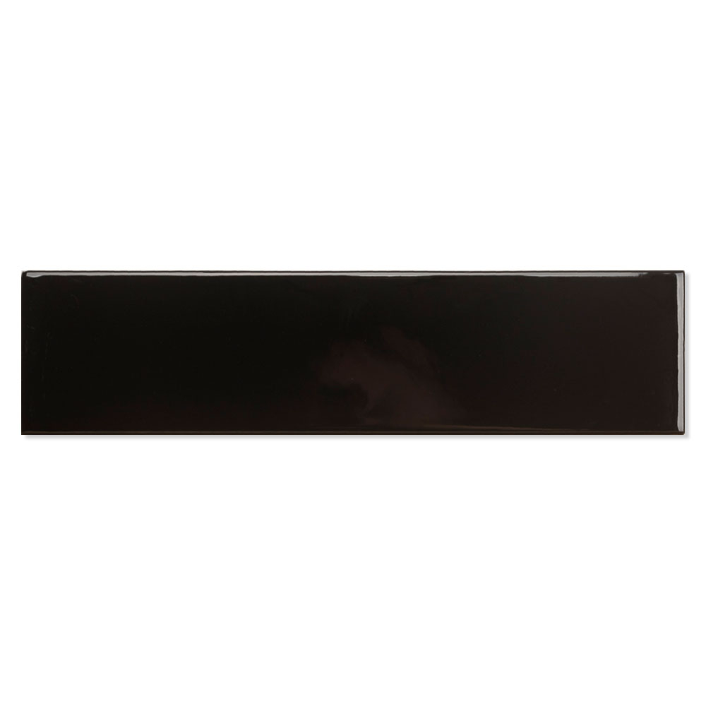 Pissano Veggflis Beaune Svart Blank 8x30 cm
